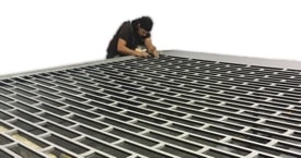 GRILL MODEL ALUMİNYUM Hızlı sarmal kapı portre resim